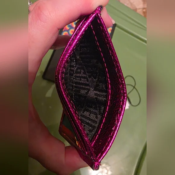 Kurt Geiger Fuschia Card Holder - Picture 5 of 10